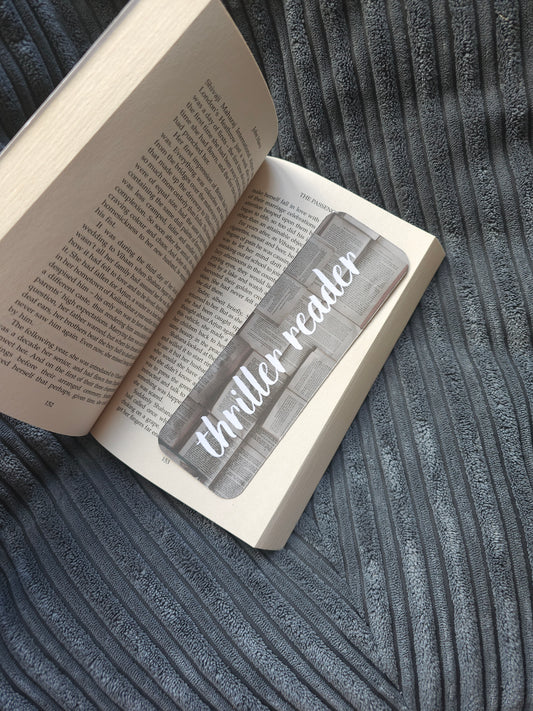 The Thriller Reader Bookmark