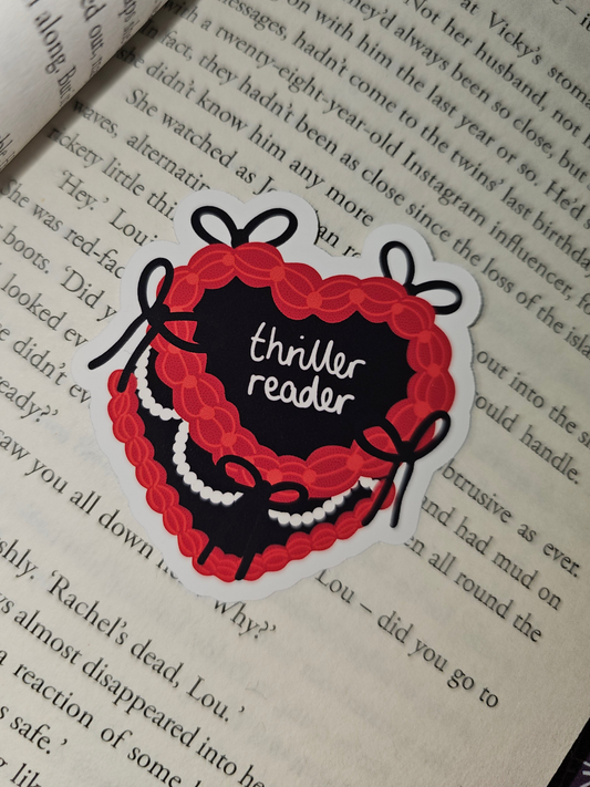 Cake Thriller Reader Vinyl Sticker