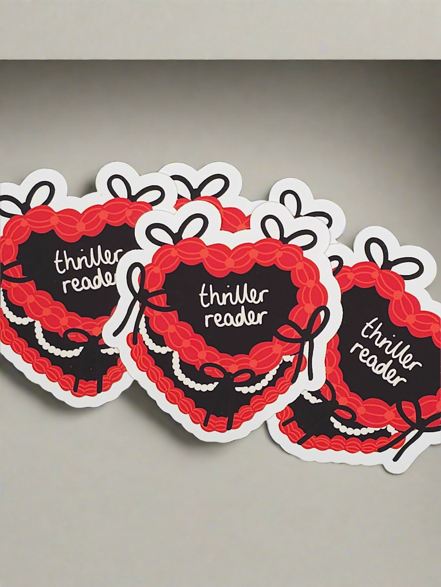 Cake Thriller Reader Vinyl Sticker