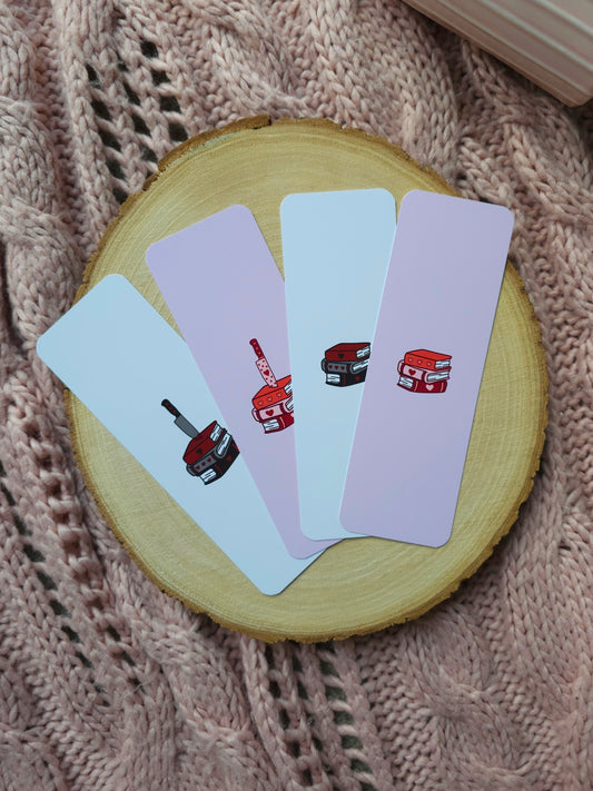Love Kills Book Stack Bookmark
