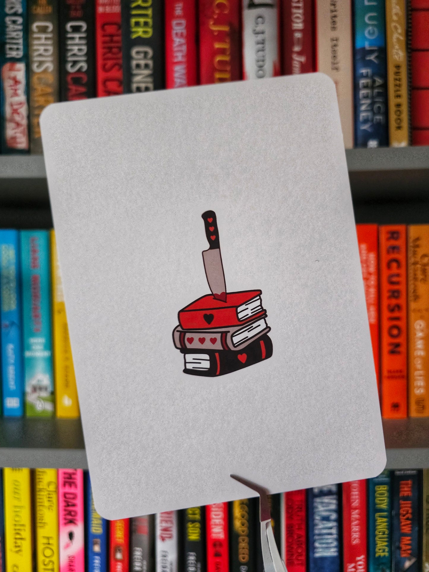 Love Kills Book Stack Kindle Insert