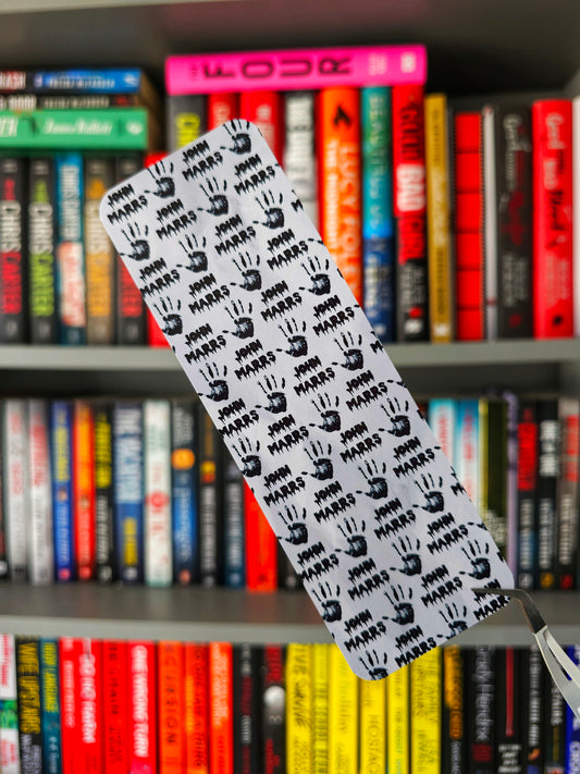 John Marrs Handprint Pattern Bookmark