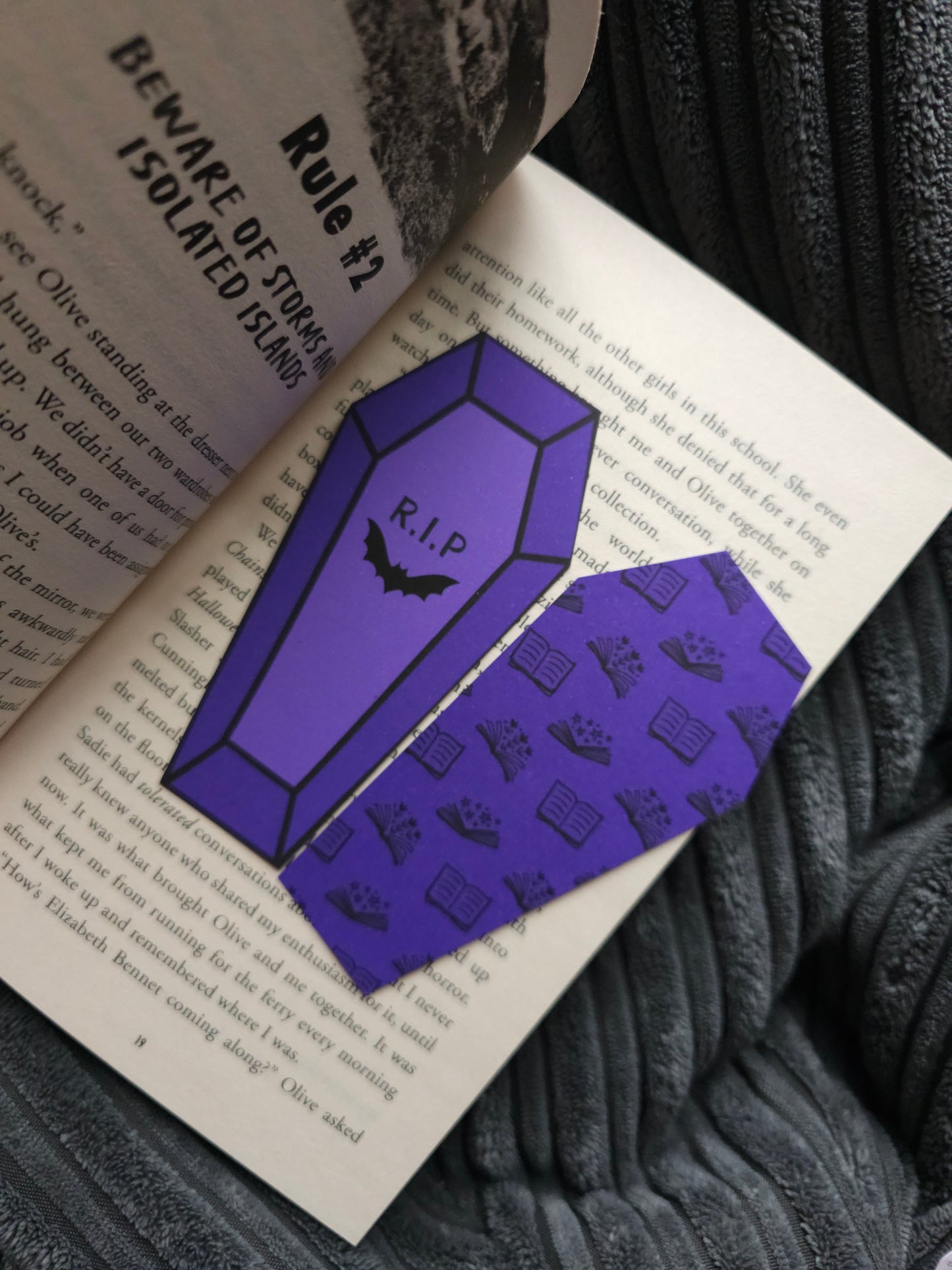 R.I.P Mini Coffin Bookmark