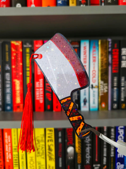 Crime Scene Cleaver Holographic Bookmark