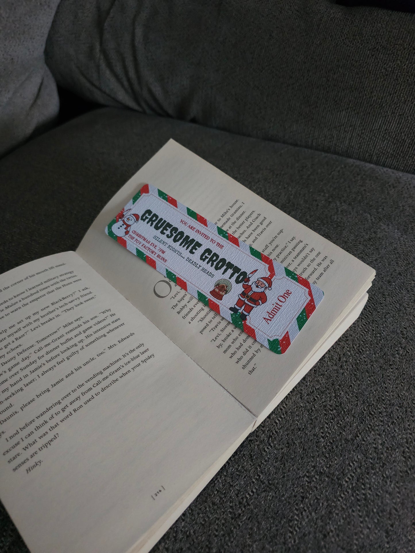 Gruesome Grotto Ticket Bookmark