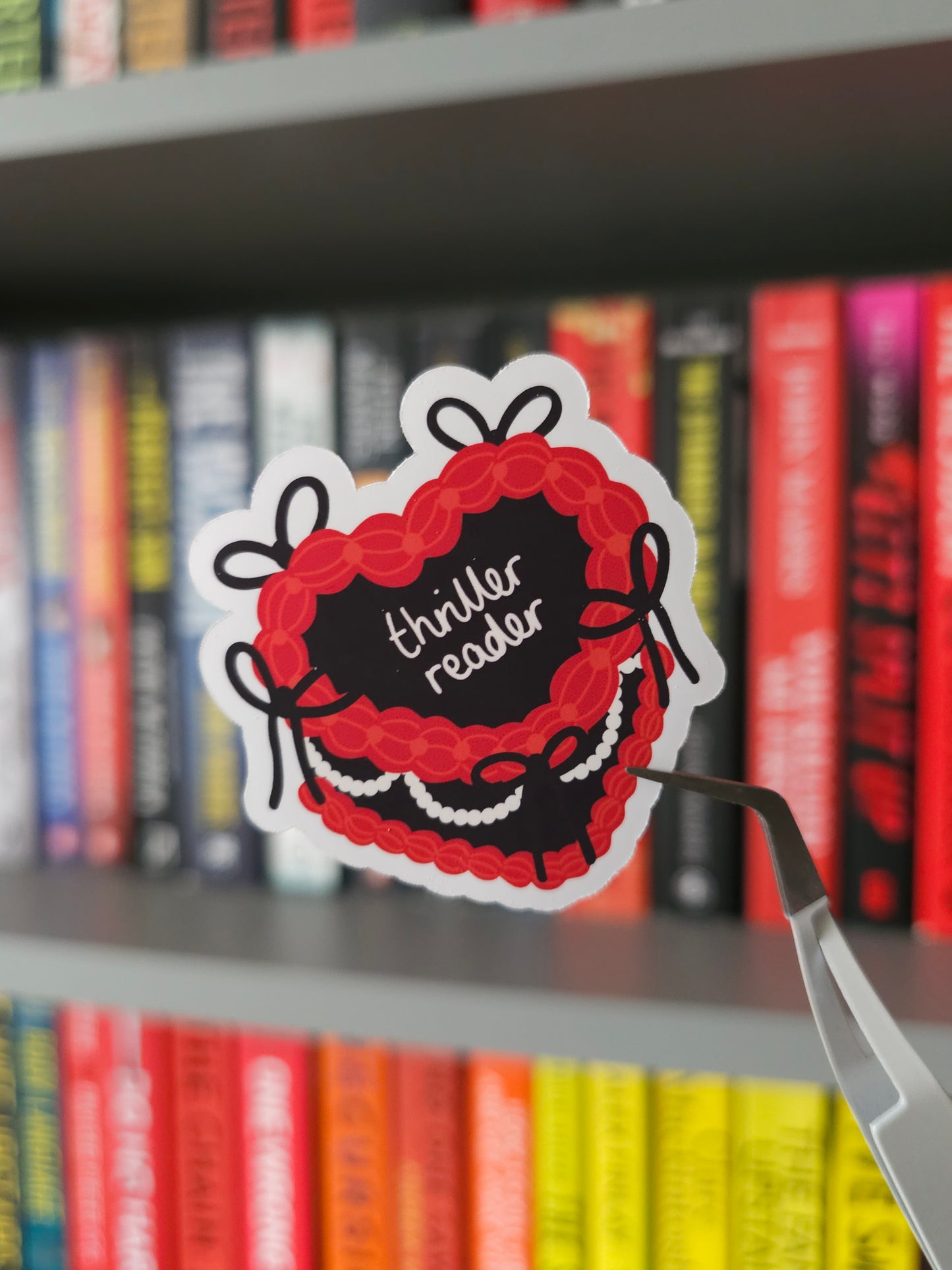 Cake Thriller Reader Vinyl Sticker