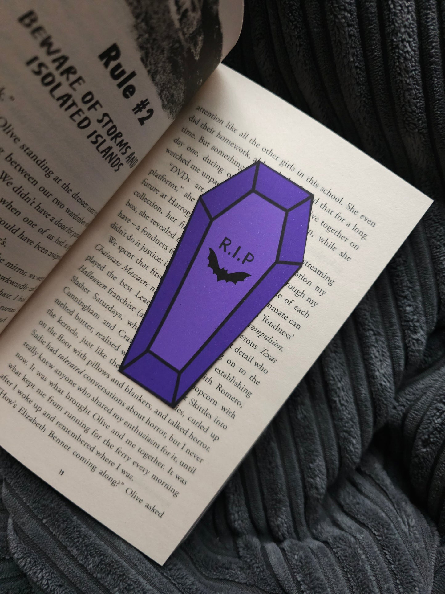 R.I.P Mini Coffin Bookmark