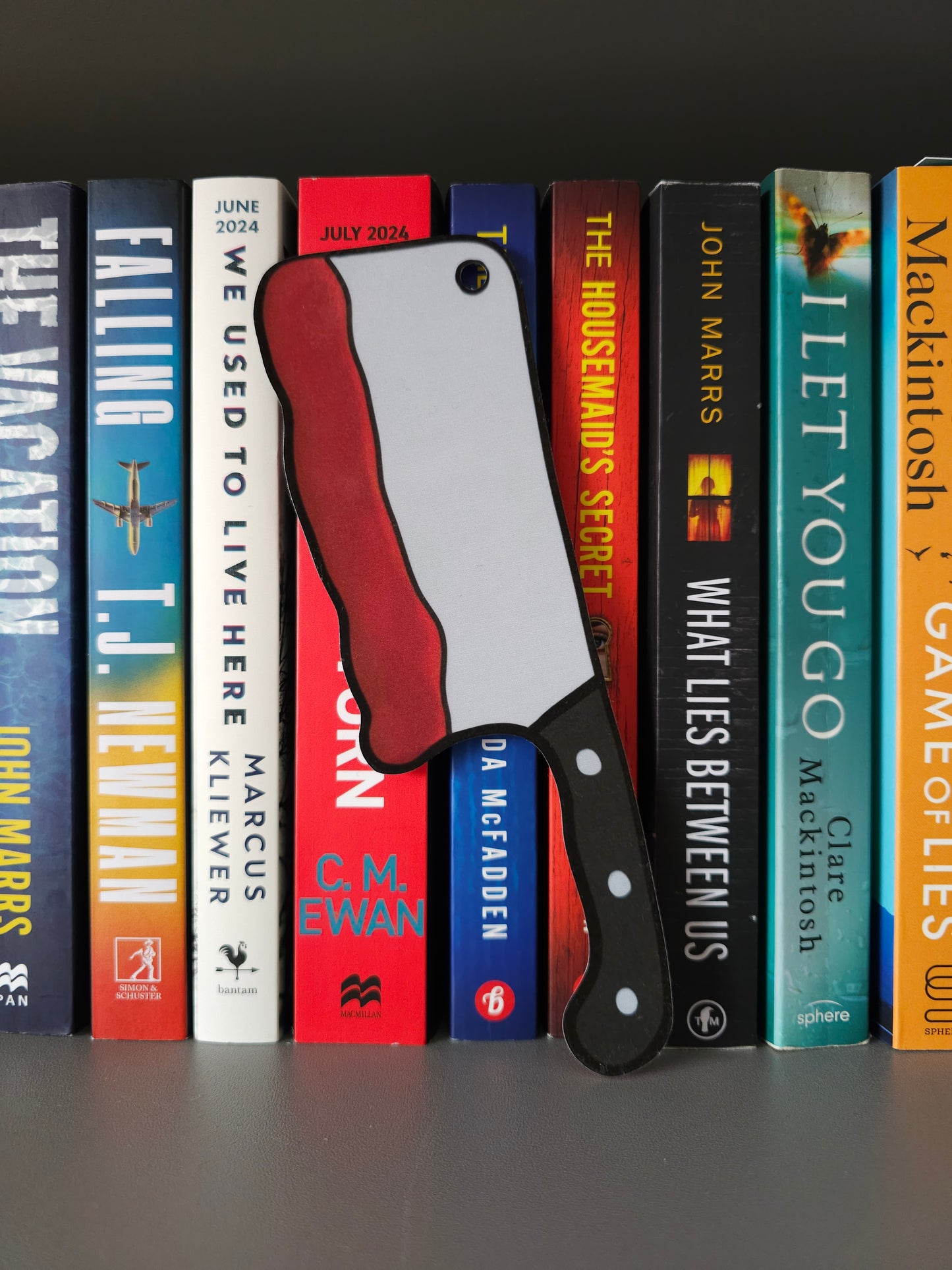 Bloody Meat Cleaver Bookmark