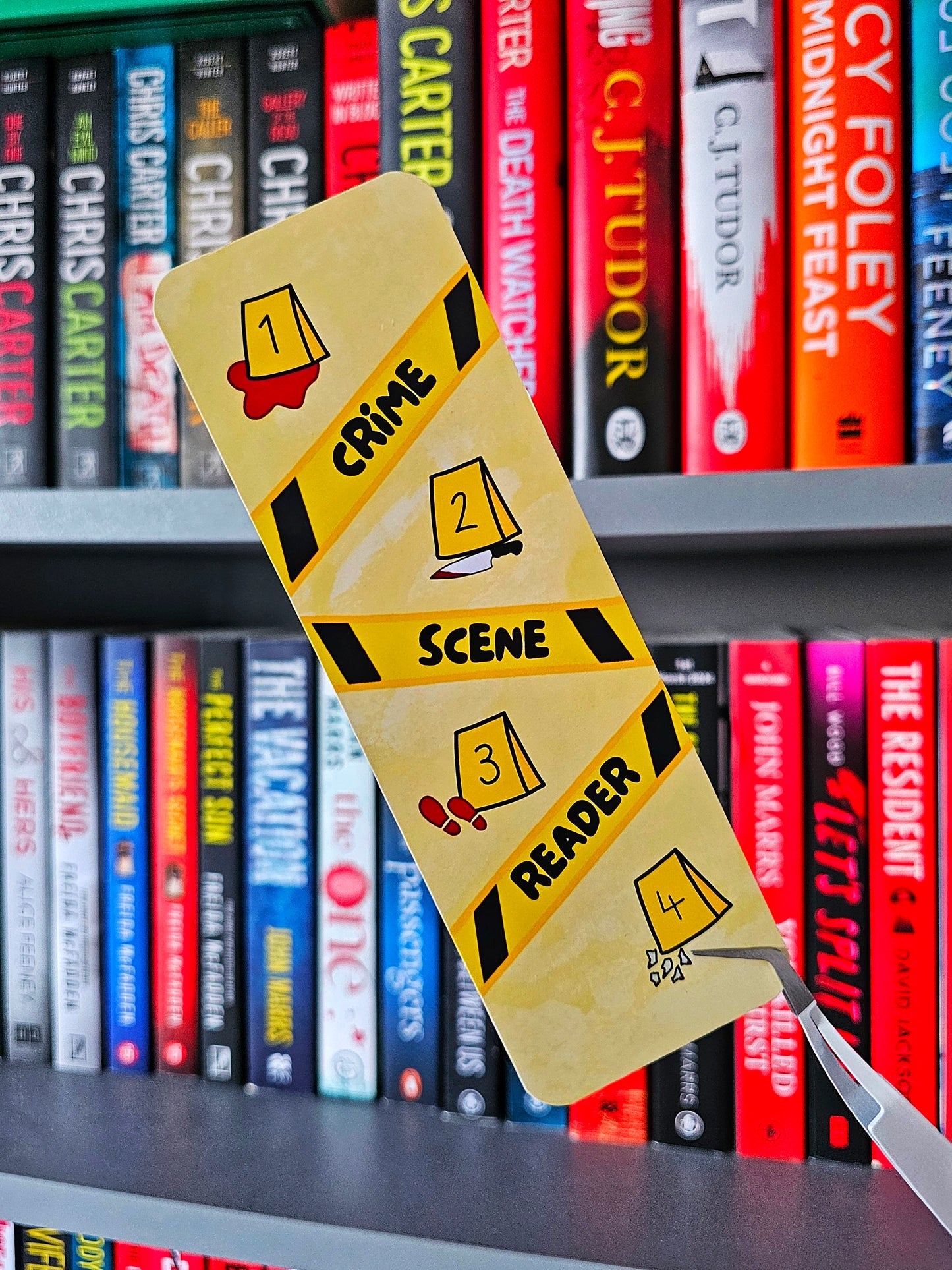 Crime Scene Reader Bookmark