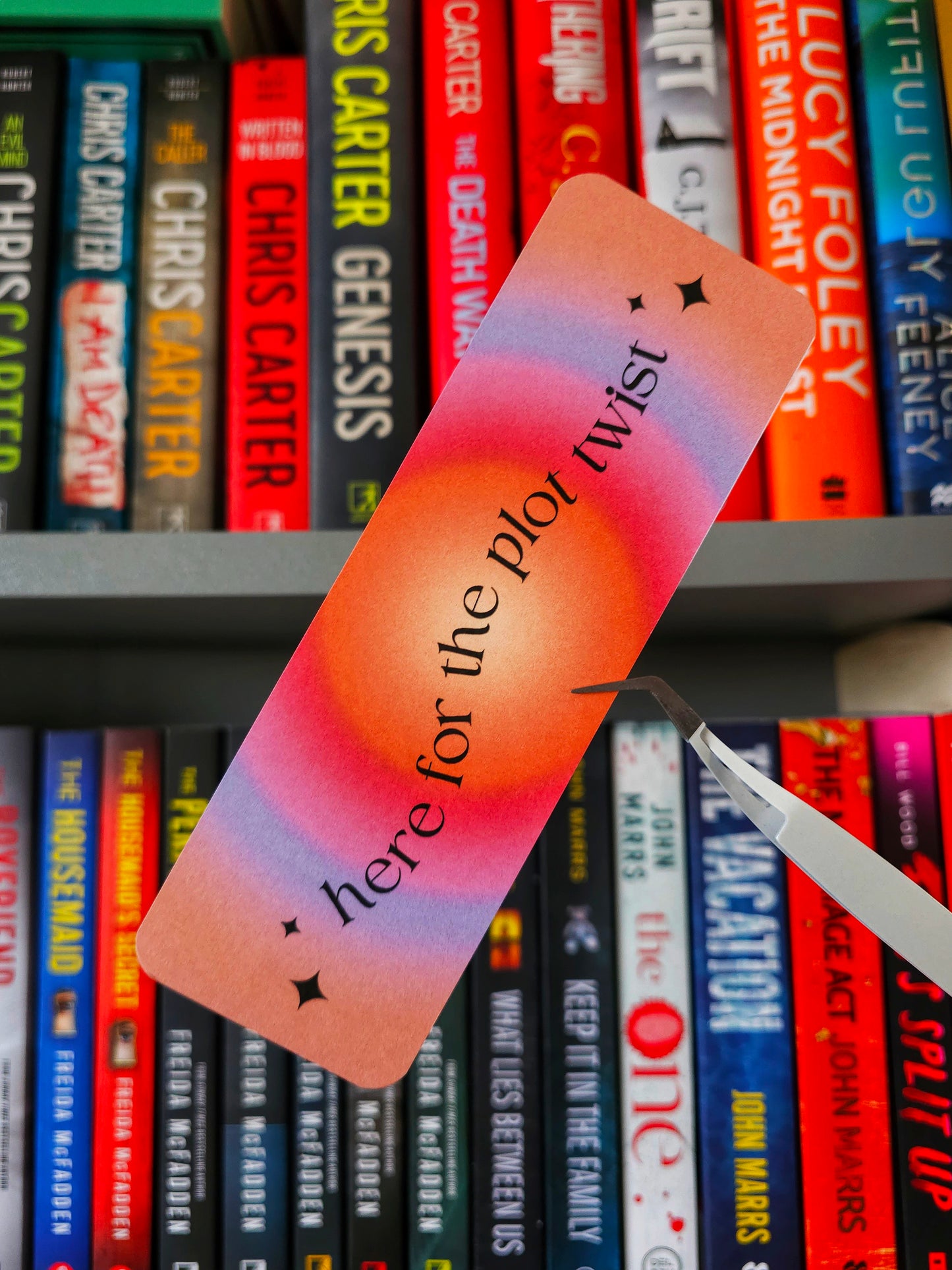 Here For The Plot Twist Bookmark