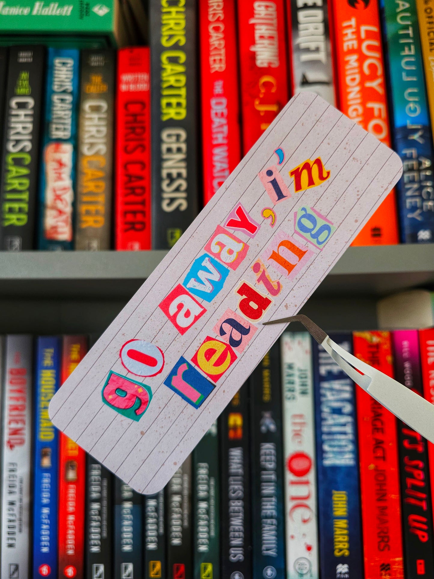 Go away, I'm reading Bookmark