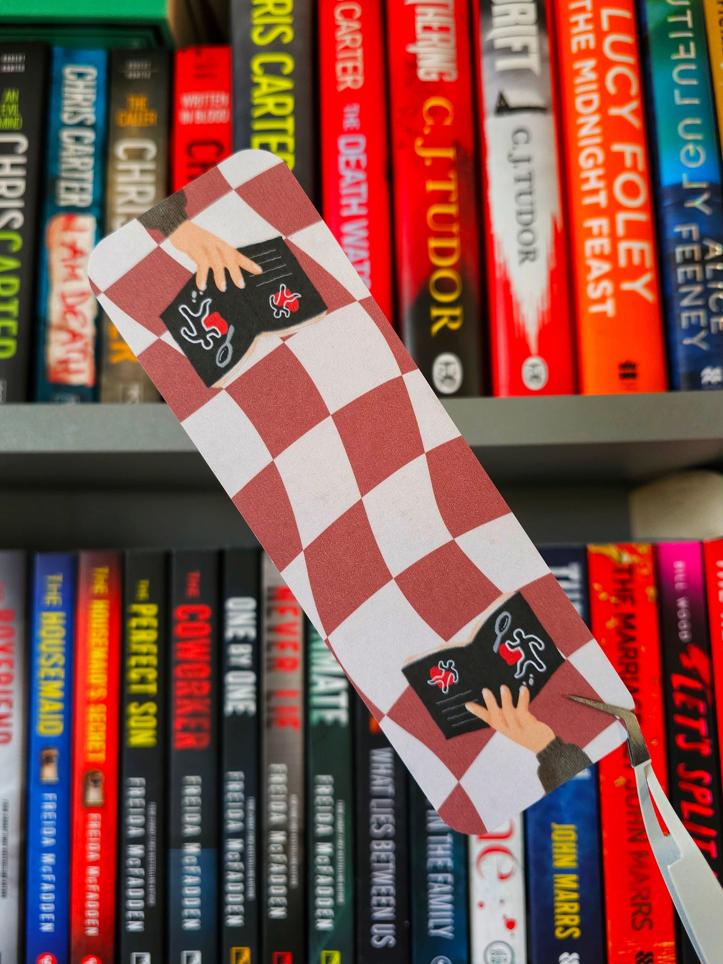 Retro Style Thriller Bookmark