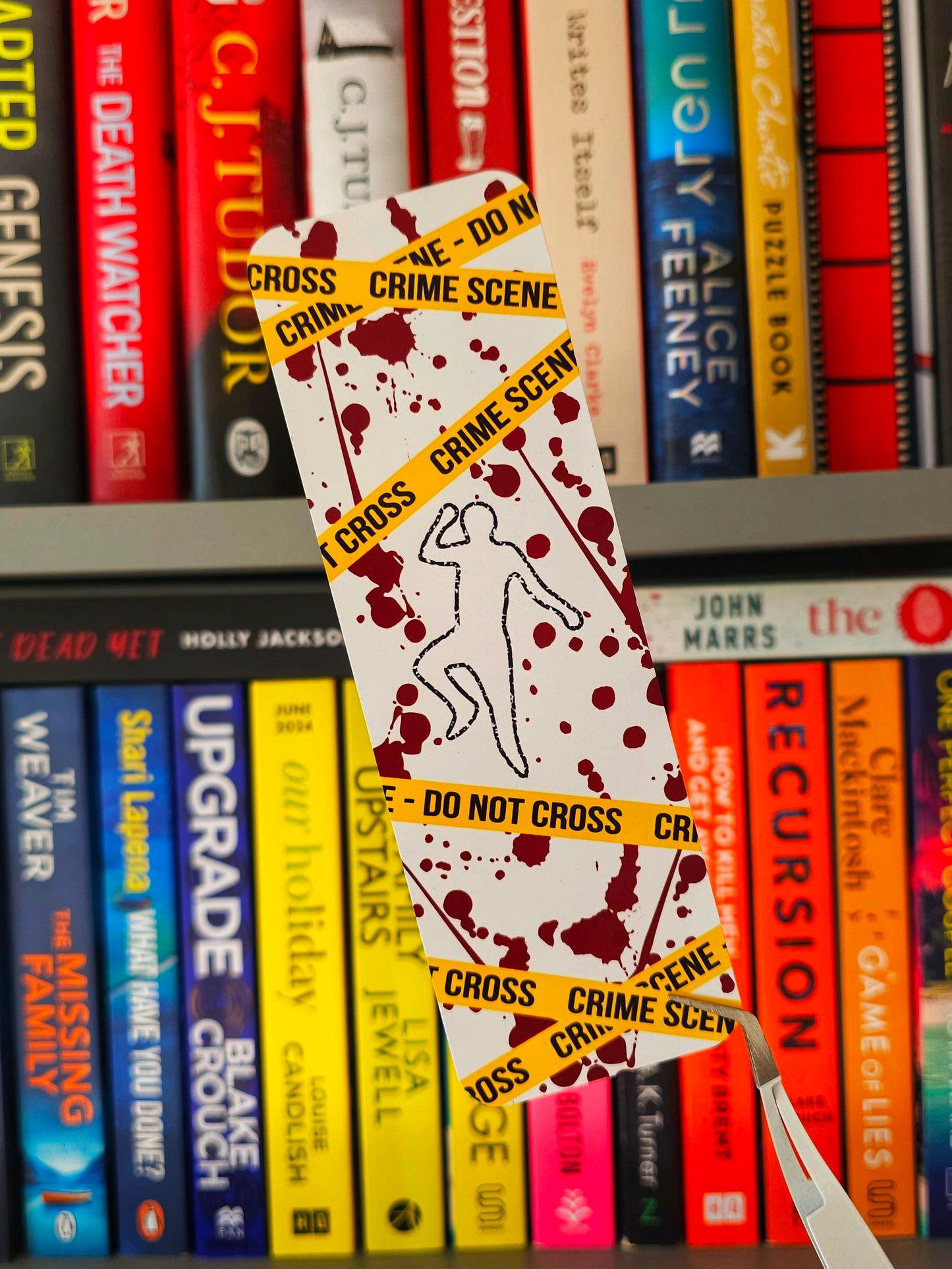 Crime Scene Outline Bookmark