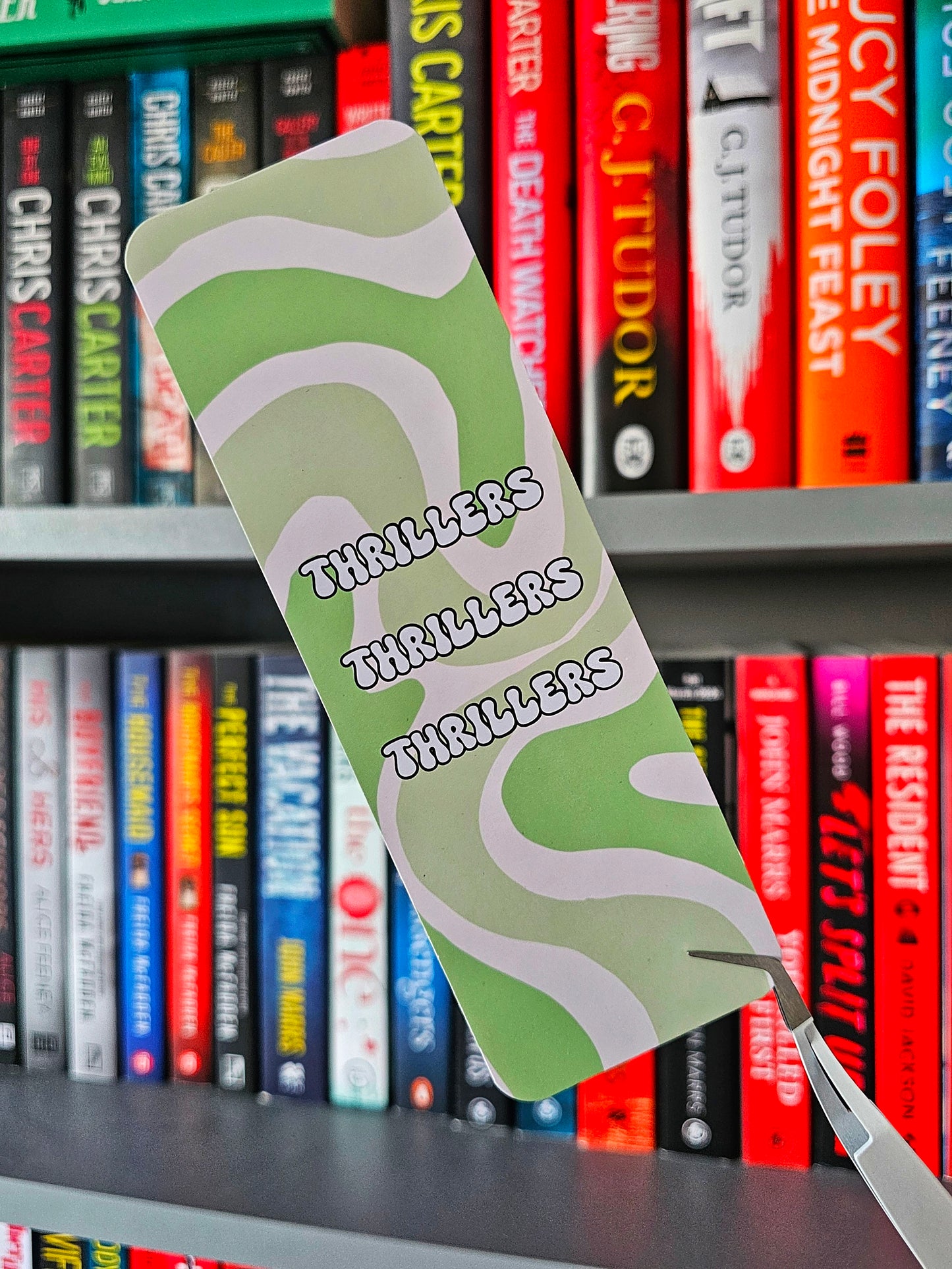 Thrillers, Thrillers, Thrillers Bookmark