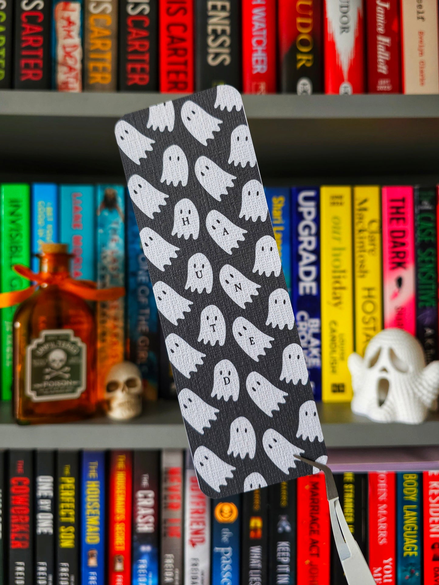 Haunted Pages Halloween Bookmark