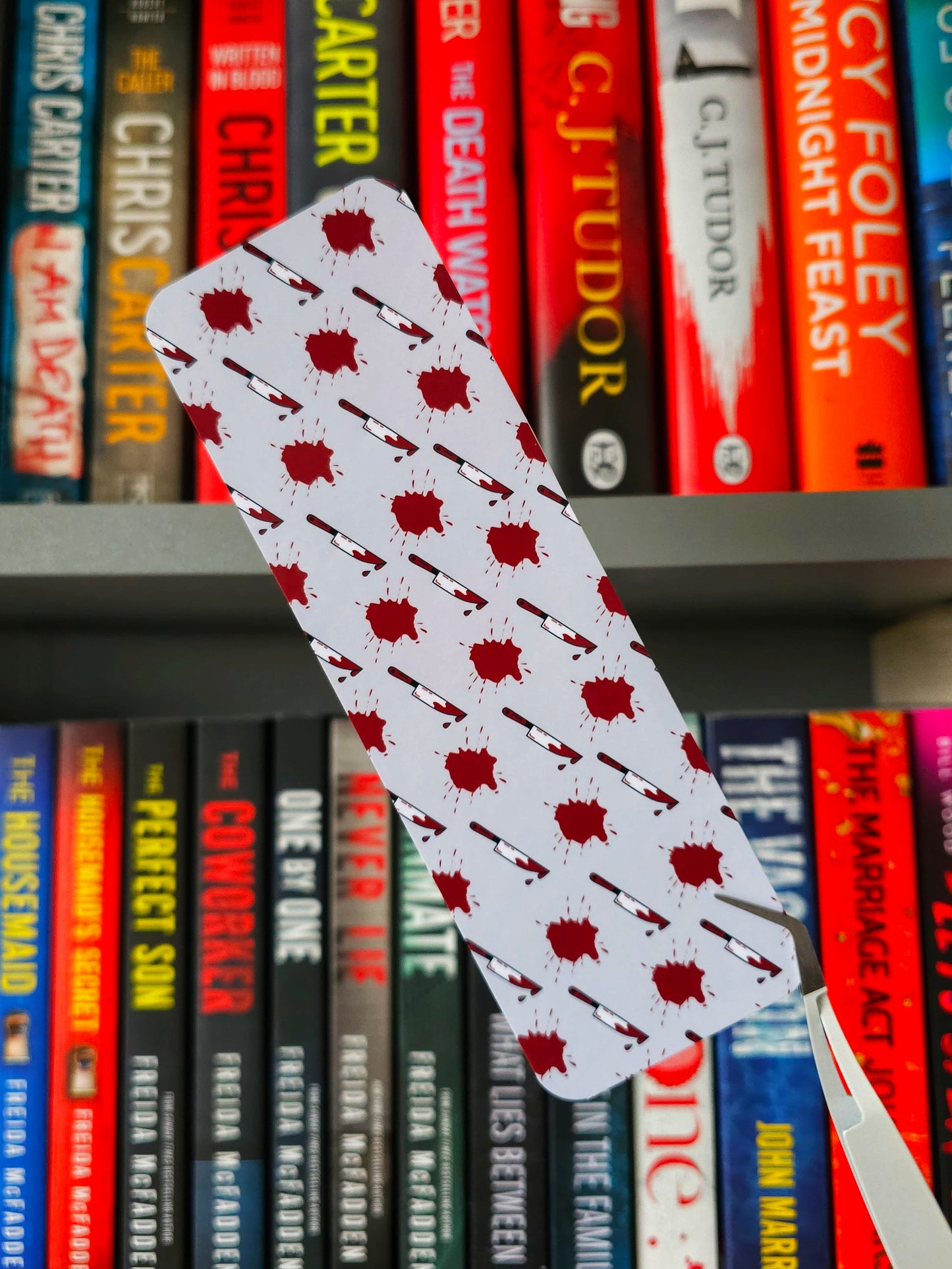 Knives & Blood Splatters Bookmark