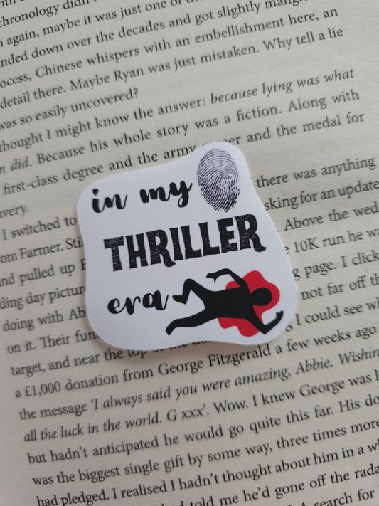 In My Thriller Era Vinyl Sticker