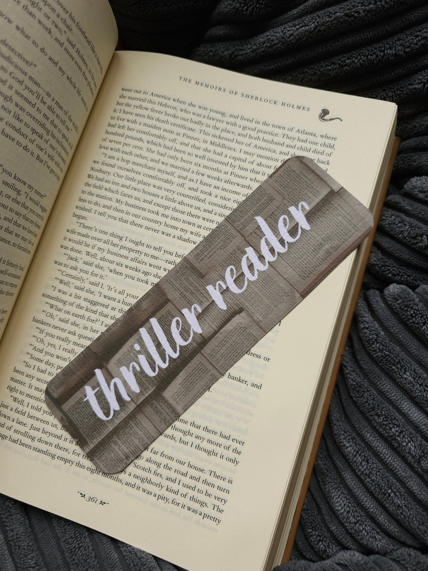 The Thriller Reader Bookmark