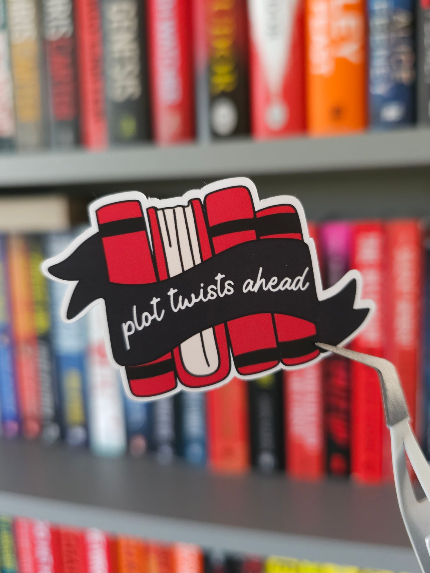 Plot Twists Ahead Vinyl Sticker