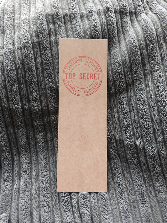 Top Secret Bookmark