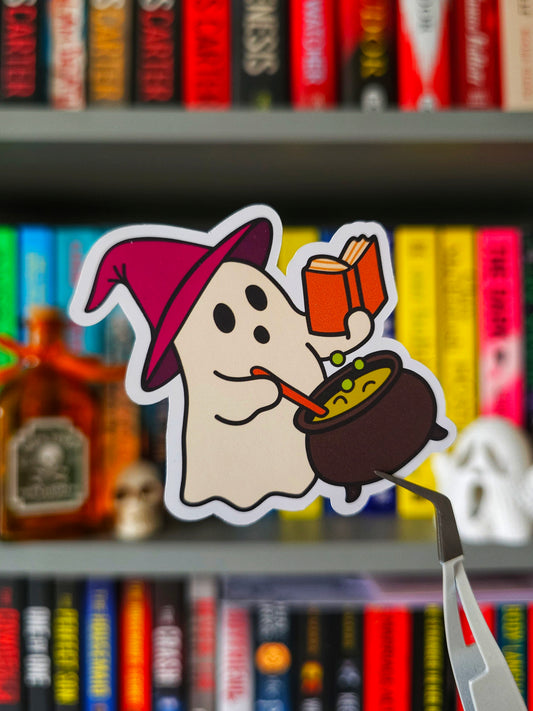 Witchy Tales Halloween Vinyl Sticker