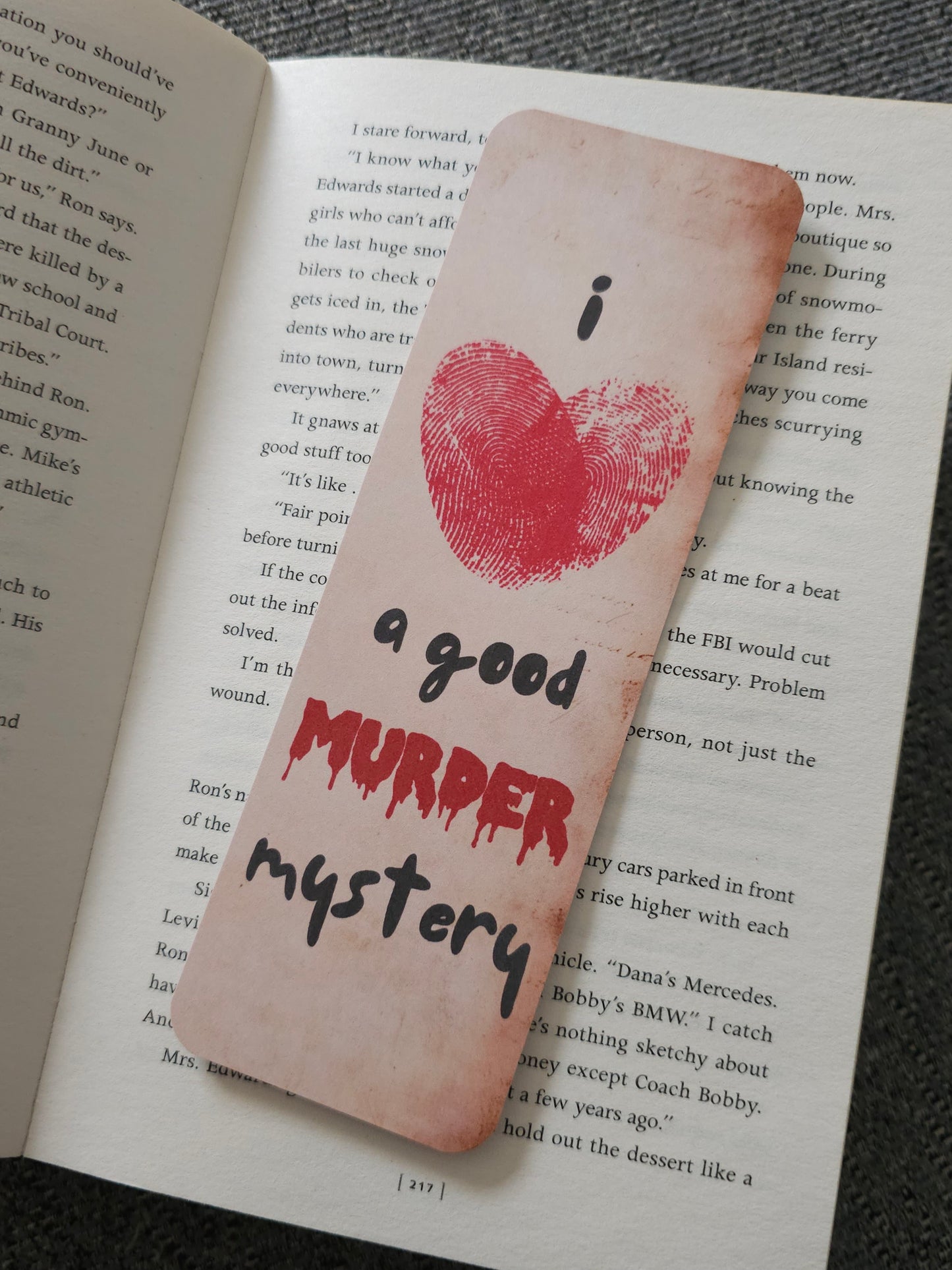 Murder Mystery Lover Bookmark