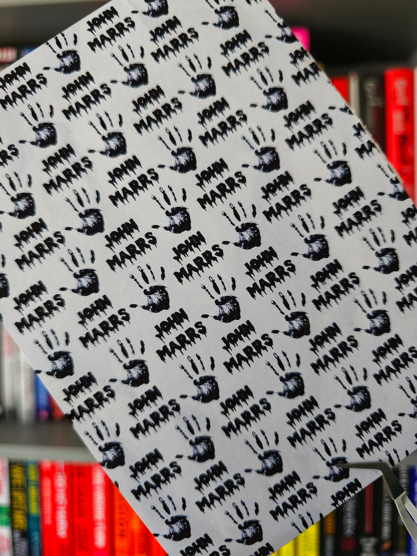 John Marrs Handprint Pattern Kindle Insert