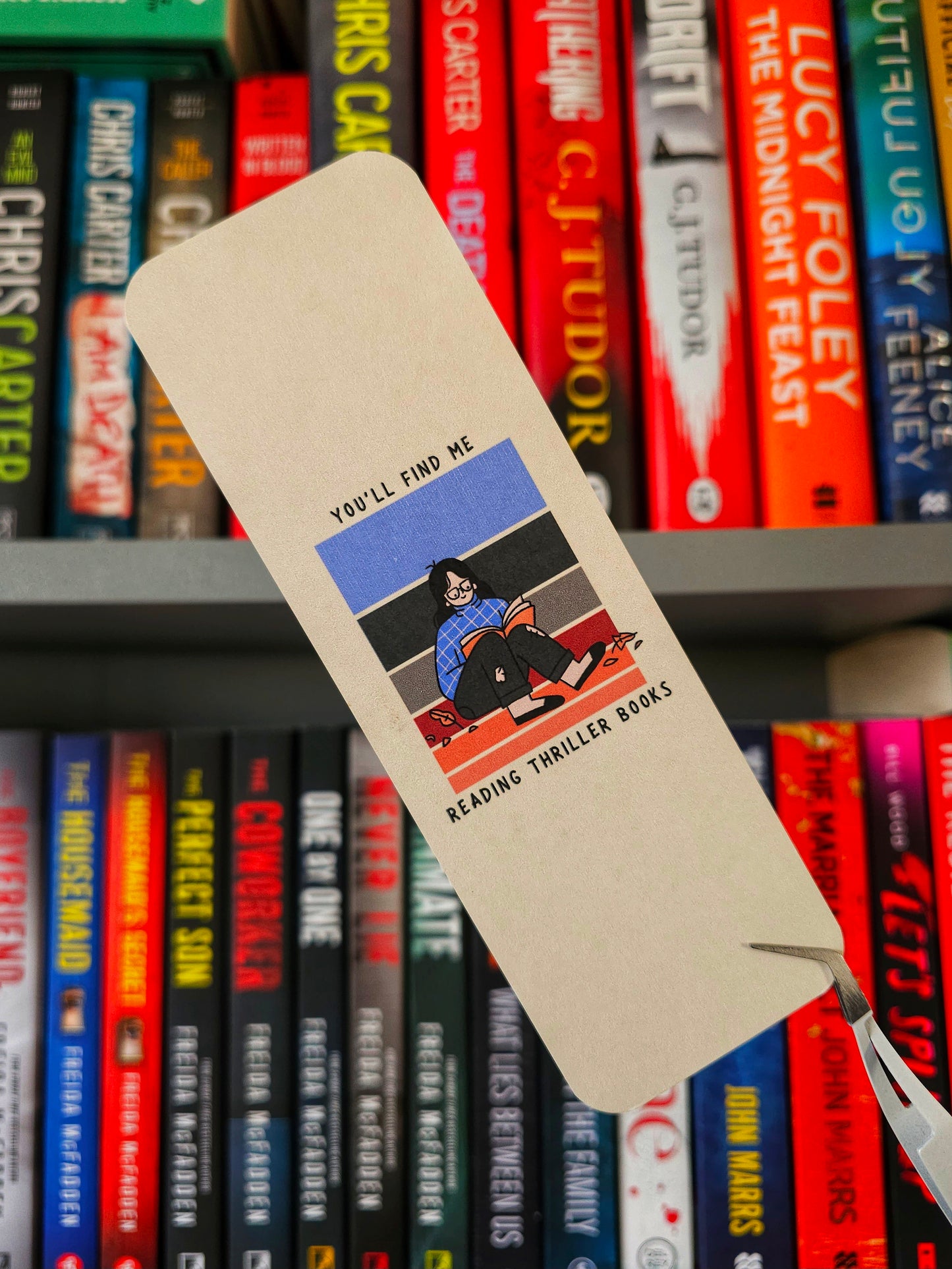 You'll Find Me Reading Thrillers