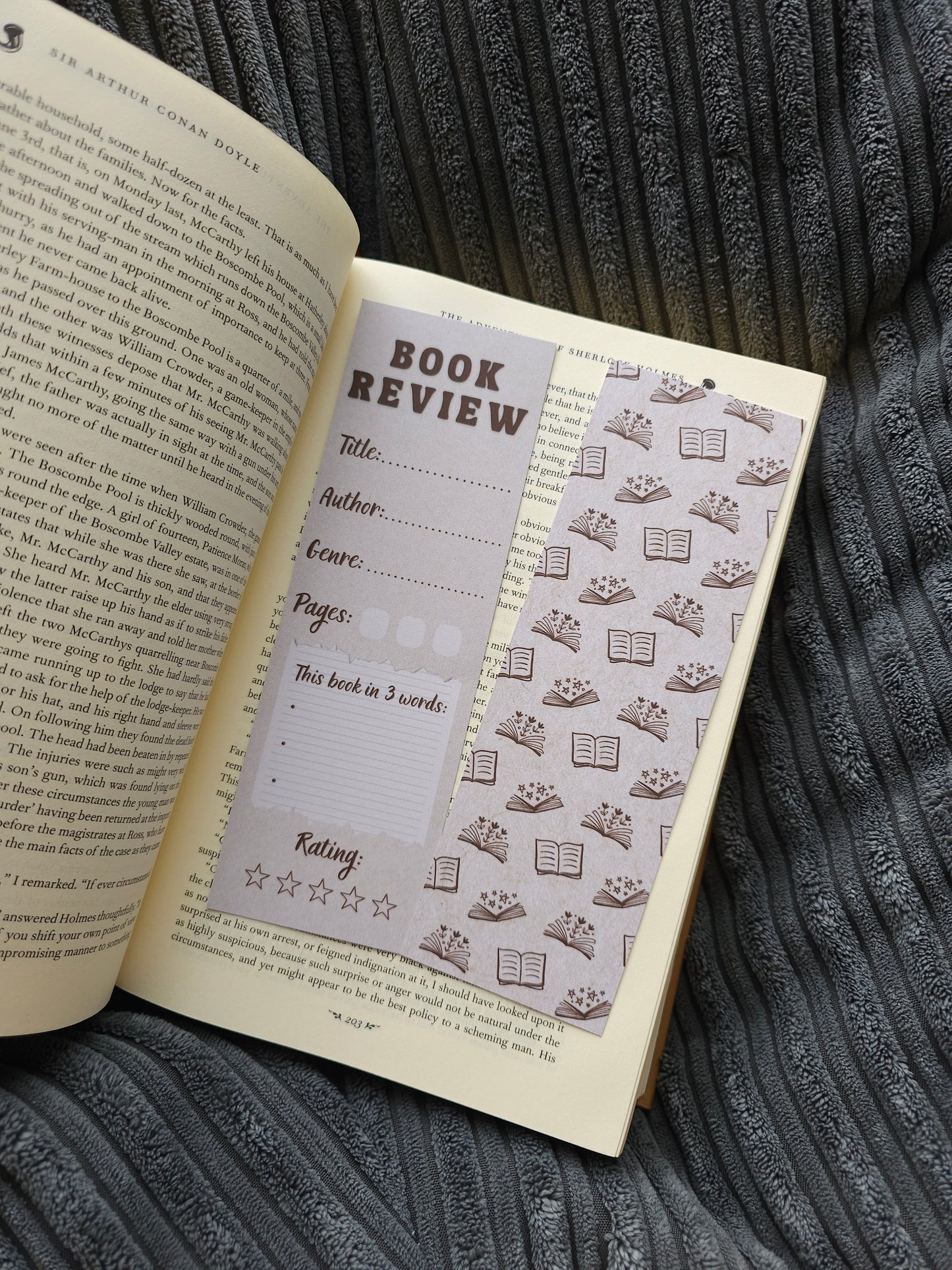 The Book Tracker Bookmark Set