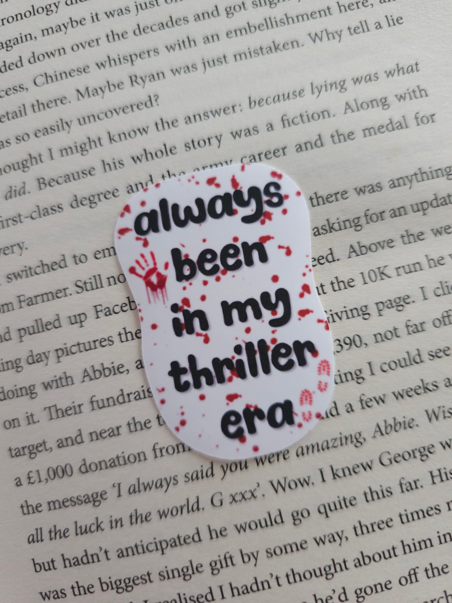 Always Been In My Thriller Era Vinyl Sticker