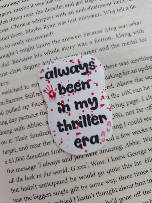 Always Been In My Thriller Era Vinyl Sticker