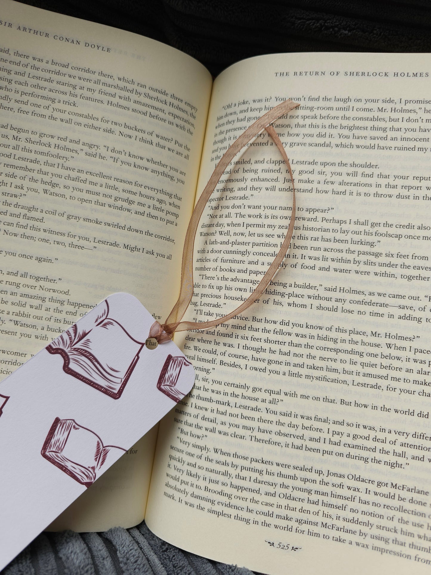 The Detective Silhouette Bookmark