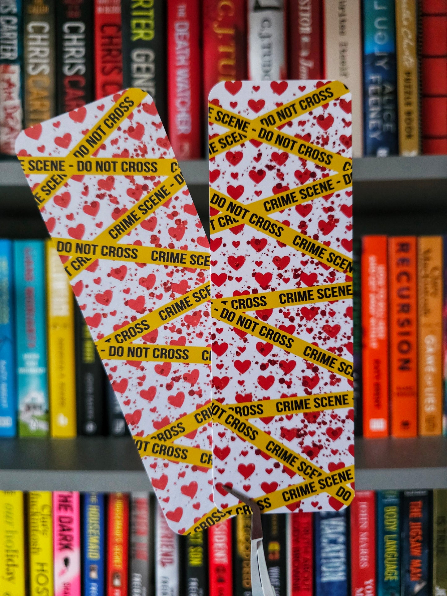 Love Is a Crime Scene Bookmark