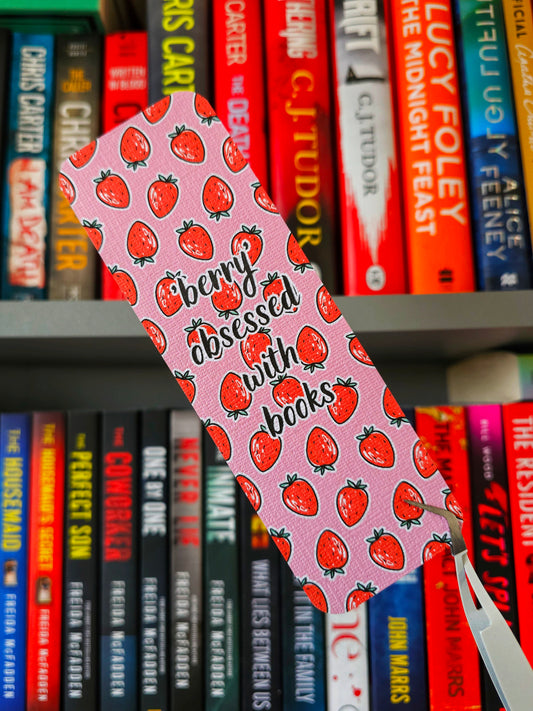 Berry Obsessed With Books Bookmark