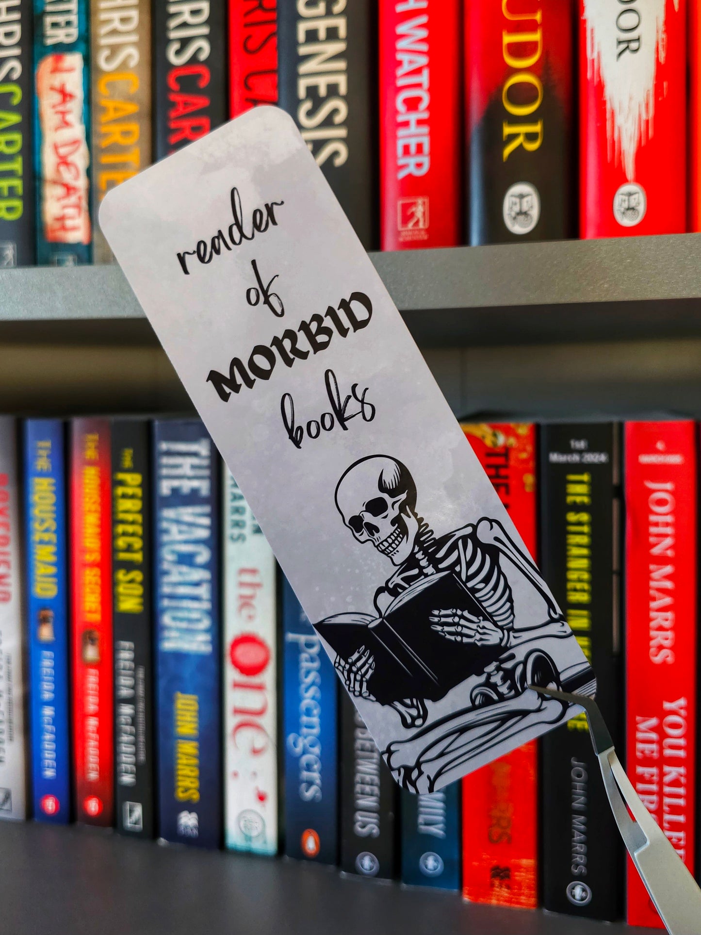 Reader of Morbid Books Bookmark