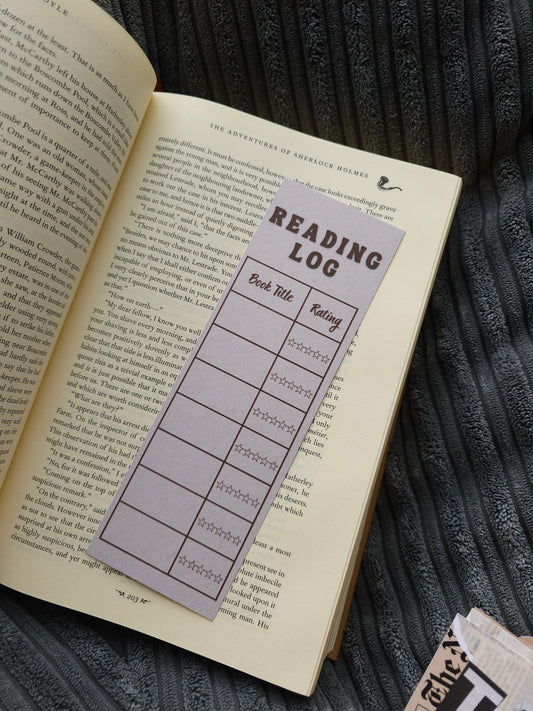 The Reading Log Bookmark