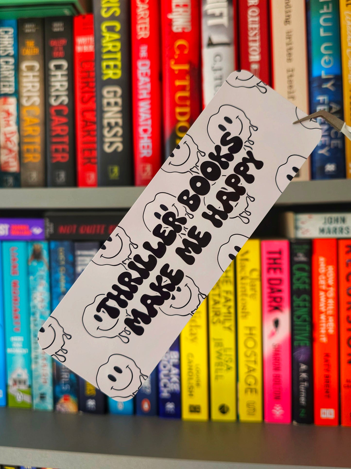 Thriller Books Make Me Happy Bookmark