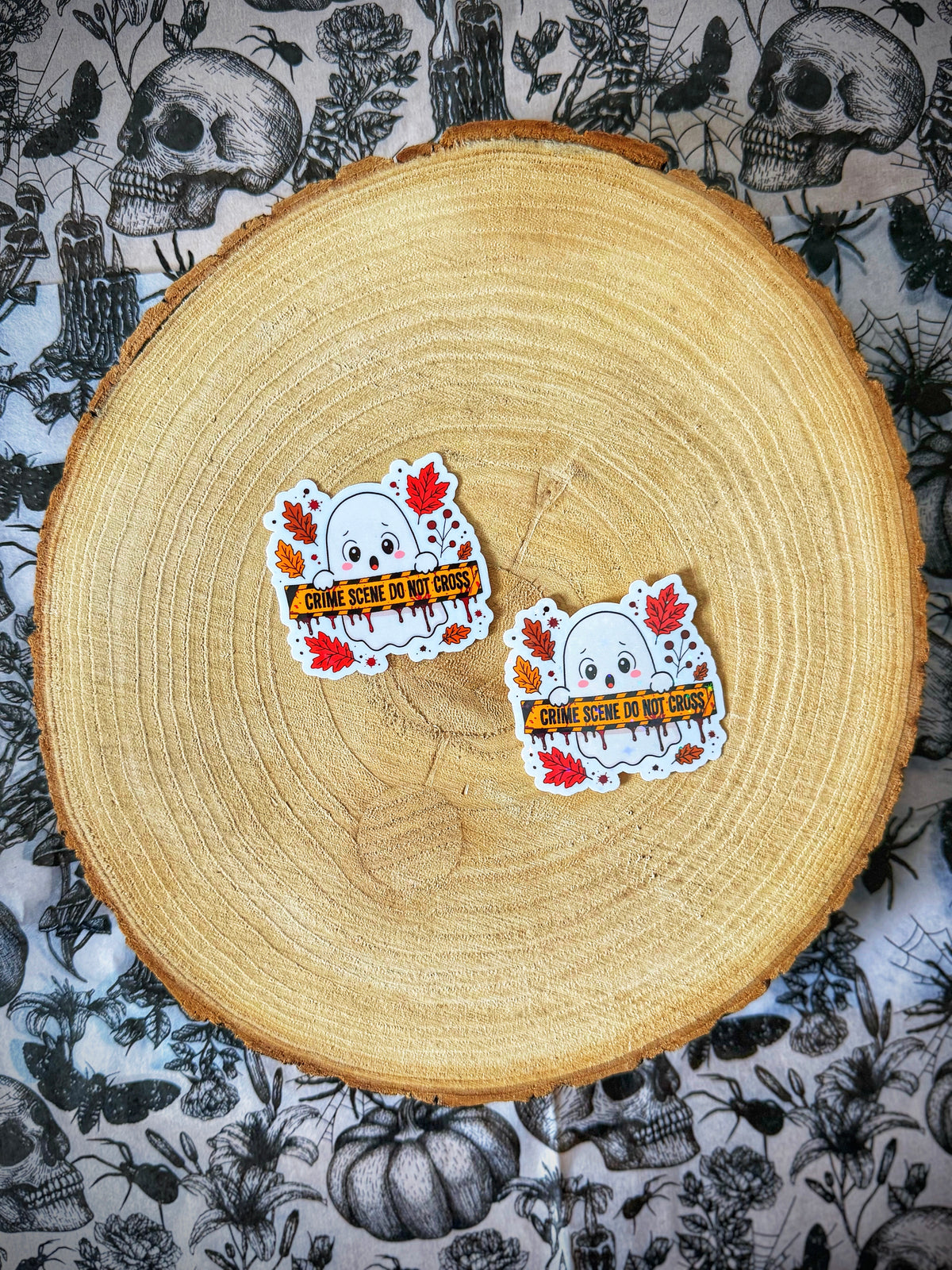 Crime Scene Clue Autumn Alibis Sticker