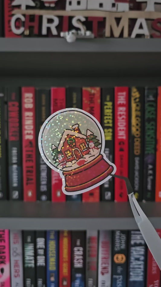 Killer Christmas Snow Globe Sticker