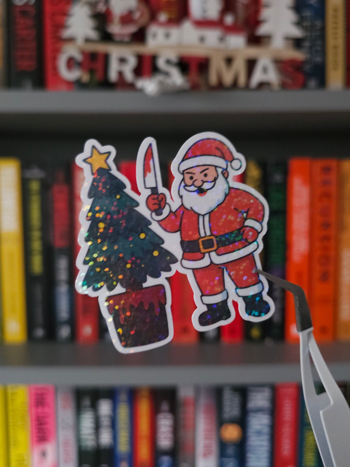 Dark Christmas Murder Mystery Sticker Pack - Set of 6