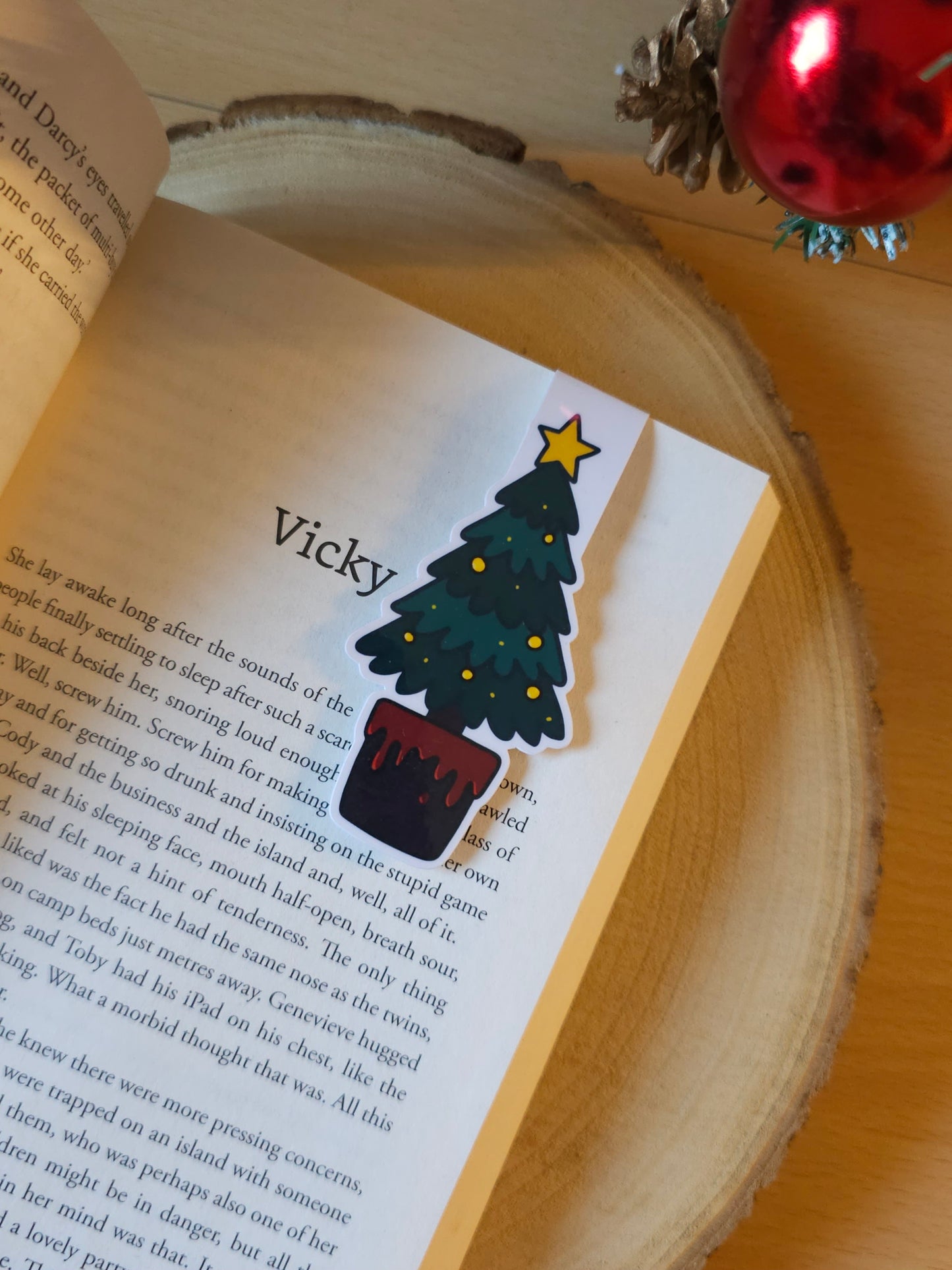 Killer Christmas Tree Magnetic Bookmark / Tree Decoration