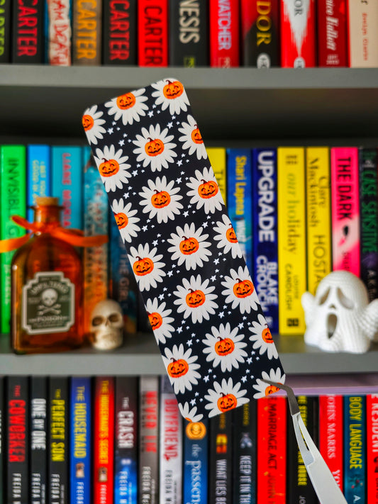 Spooky Blooms Halloween Bookmark