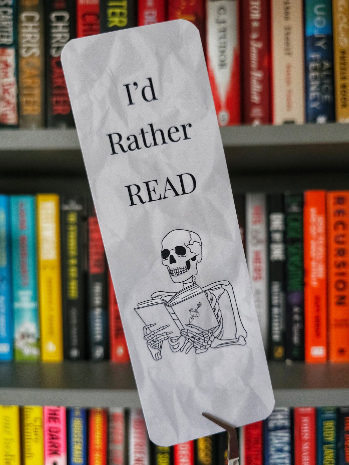 I'd Rather Read Bookmark