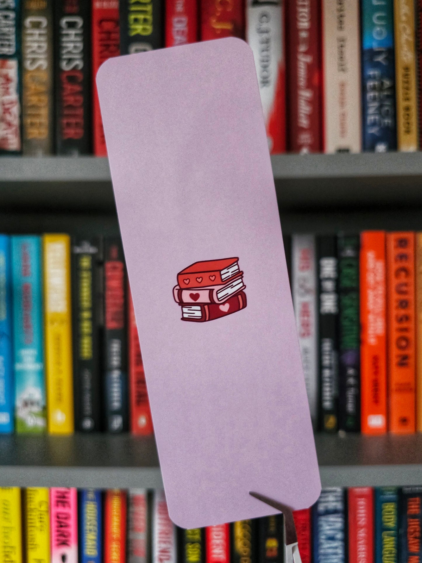 Love Kills Book Stack Bookmark