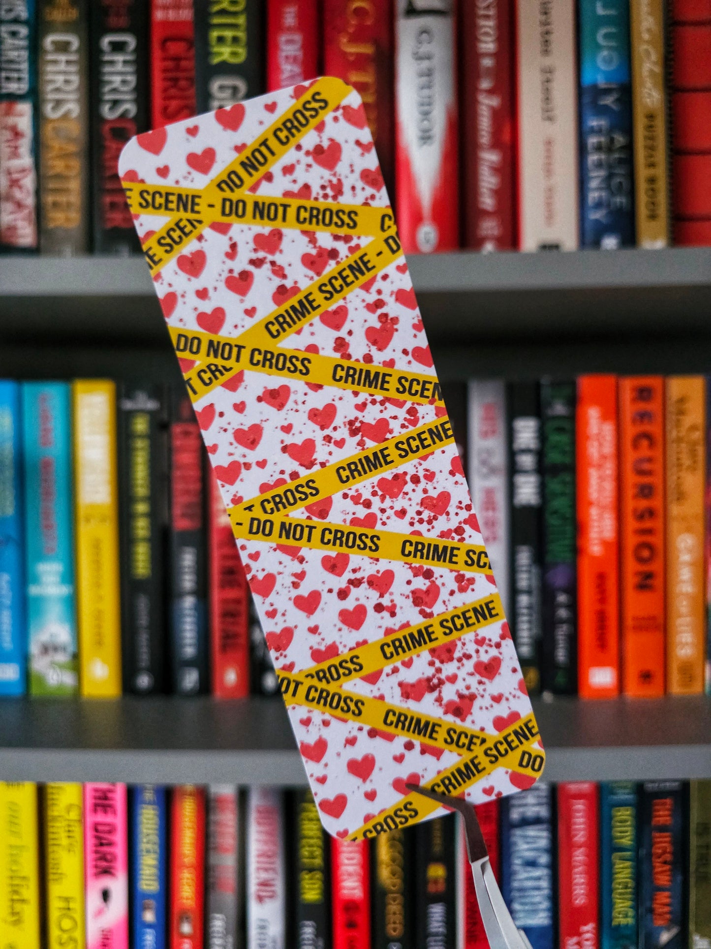 Love Is a Crime Scene Bookmark