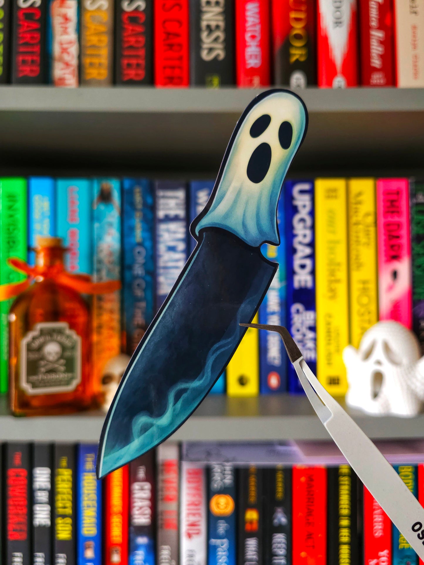 Spooky Slasher Ghost Halloween Bookmark