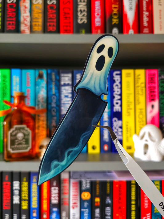 Spooky Slasher Ghost Halloween Bookmark