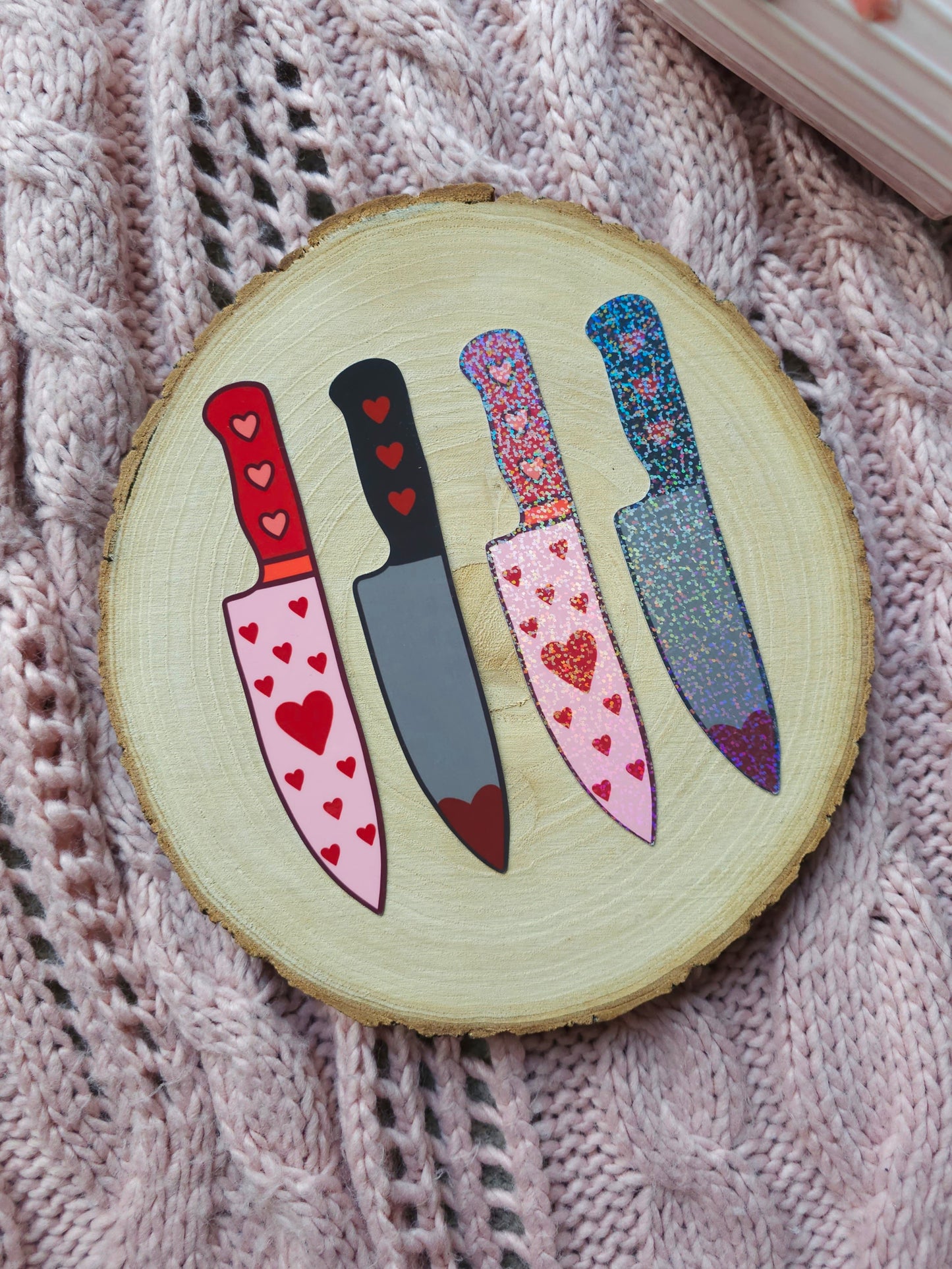 Deadly Valentine Knife Bookmark
