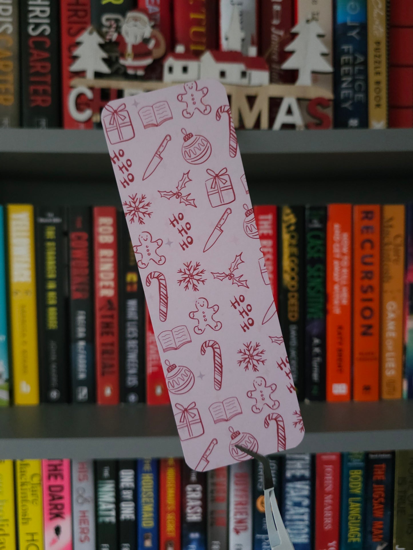 Festive Slasher Doodles Bookmark
