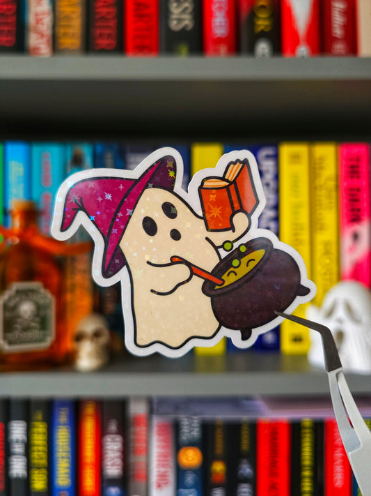 Witchy Tales Halloween Vinyl Sticker